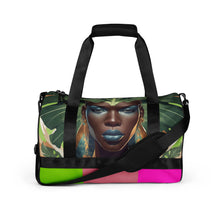 Load image into Gallery viewer, Black-Queens All-over print travel bag