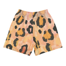 Load image into Gallery viewer, ‘GeorgiaPeach’ Leopard-Print Athletic Shorts