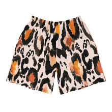 Load image into Gallery viewer, ‘The-Mahogany’ Men's Athletic leopard-print Shorts