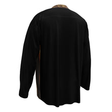 Load image into Gallery viewer, BLACK AZULE Recycled hockey fan jersey