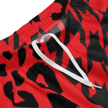 Load image into Gallery viewer, Leopard-Fiasco Unisex houndstooth mesh shorts
