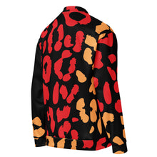 Load image into Gallery viewer, Black-Leopard-Chaos Unisex Bomber Jacket