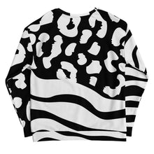 Load image into Gallery viewer, ‘Zebra/Leopard Remix’ Unisex Sweatshirt