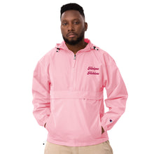 Load image into Gallery viewer, Pink-Candy Embroidered Champion Packable Jacket