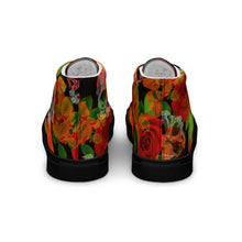 Load image into Gallery viewer, ‘Skulls & Thorns’ Men’s high top shoes