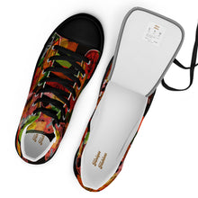 Load image into Gallery viewer, ‘Skulls & Thorns’ Men’s high top shoes