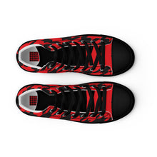 Load image into Gallery viewer, The-Almighty-ONEZ Men’s high top houndstooth shoes