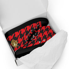 Load image into Gallery viewer, The-Almighty-ONEZ Men’s high top houndstooth shoes