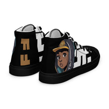 Load image into Gallery viewer, The-Black-Orient Men’s high top shoes