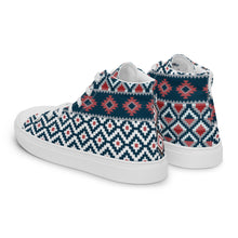 Load image into Gallery viewer, Urban-Navajo Men’s high top canvas shoes