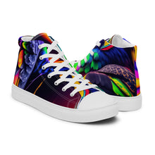 Load image into Gallery viewer, LIMITED EDITION ‘Hornbill-Nites’ high top canvas shoes