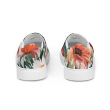 Load image into Gallery viewer, ‘Summer’s Bloom’ Men’s slip-on canvas shoes