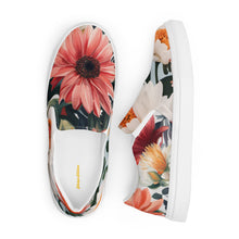 Load image into Gallery viewer, ‘Summer’s Bloom’ Men’s slip-on canvas shoes