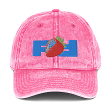 Load image into Gallery viewer, Strawberry-Summer Vintage Cotton Twill Cap
