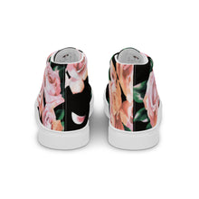 Load image into Gallery viewer, Rose-Queen Women’s high top canvas shoes