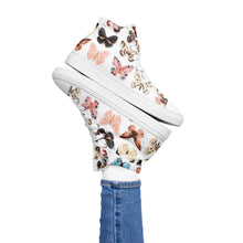 Load image into Gallery viewer, Butterfly-Mayhem Women’s high top canvas shoes