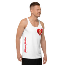 Load image into Gallery viewer, Bandaged-Heart Unisex Tank Top