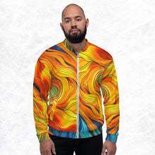 Load image into Gallery viewer, Lion-Zion (watercolor) Unisex Bomber Jacket