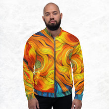 Load image into Gallery viewer, Lion-Zion (watercolor) Unisex Bomber Jacket