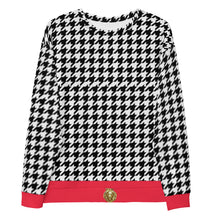 Load image into Gallery viewer, Houndstooth Paradox-45 Unisex Zi Sweatshirt