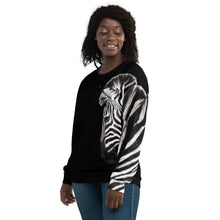 Load image into Gallery viewer, Zebra-Zahara Unisex Sweatshirt