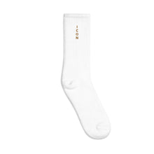 Load image into Gallery viewer, ICON Embroidered socks
