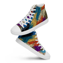 Load image into Gallery viewer, Vilgott-Voyeur Men’s high top canvas shoes