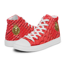 Load image into Gallery viewer, Red-Dawn-Vior Men’s high top canvas shoes