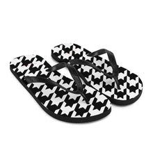 Load image into Gallery viewer, Vibe Houndstooth Flip-Flops