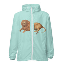 Load image into Gallery viewer, Lion-Zion (Viju) Unisex lightweight zip-up windbreaker