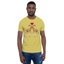 Load image into Gallery viewer, Giraffe Love - Short-Sleeve Unisex T-Shirt