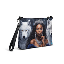 Load image into Gallery viewer, Snow-White (Melanated Queen) Crossbody bag
