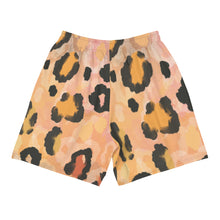 Load image into Gallery viewer, ‘GeorgiaPeach’ Leopard-Print Athletic Shorts
