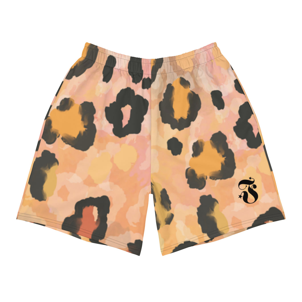 ‘GeorgiaPeach’ Leopard-Print Athletic Shorts