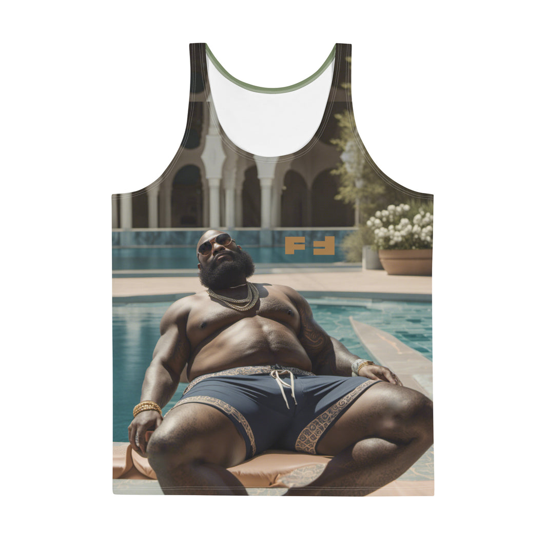 PoolSide-Beef Unisex Tank Top