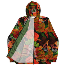 Load image into Gallery viewer, Skulls &amp; Thorns unisex windbreaker
