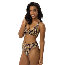 Load image into Gallery viewer, Leopard-Queen Recycled high-waisted bikini
