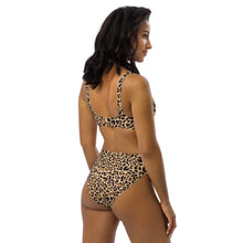 Load image into Gallery viewer, Leopard-Queen Recycled high-waisted bikini
