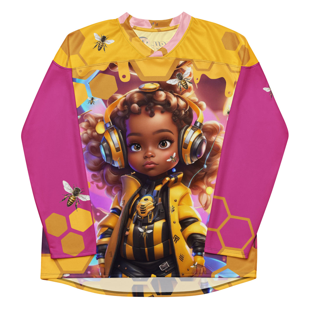 Baby-Bumble-Bey unisex hockey jersey