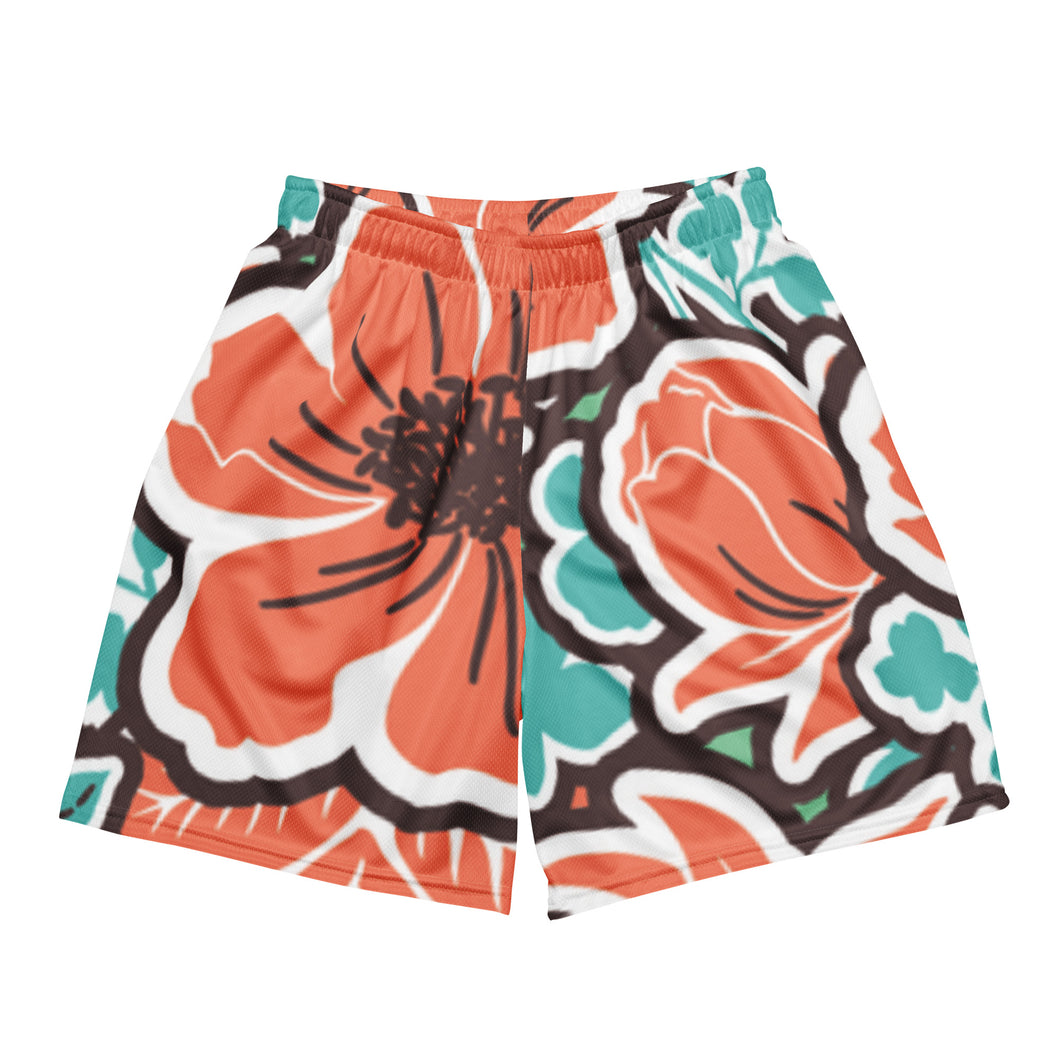 Island-Aloha Unisex mesh shorts