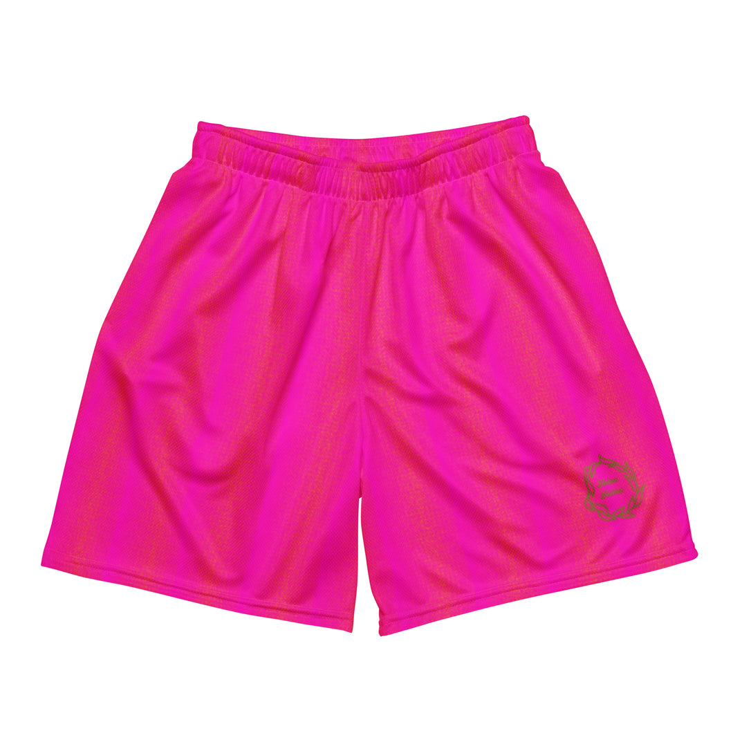 Urban-Berry-Punch Unisex mesh shorts