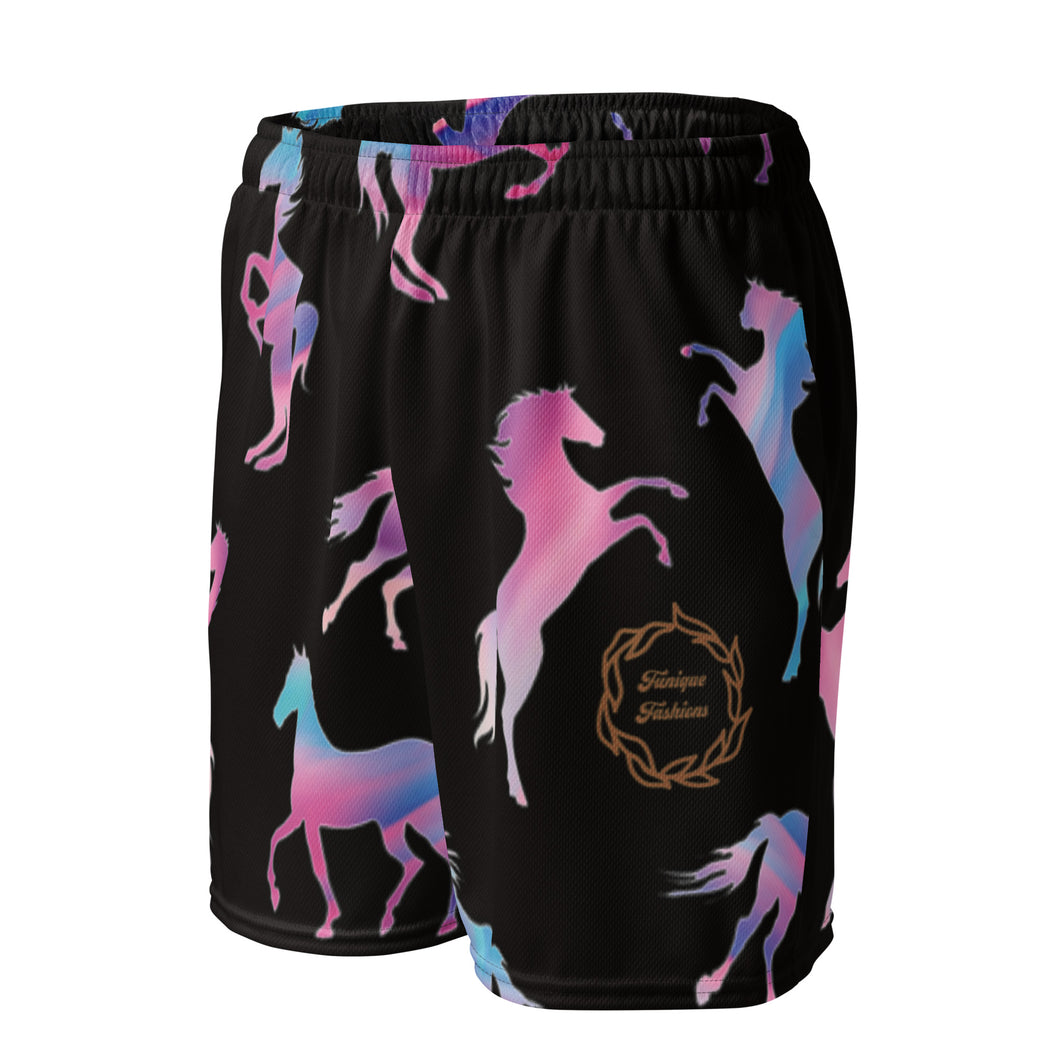 The-Cotton-Candy-Rodeo Unisex mesh shorts