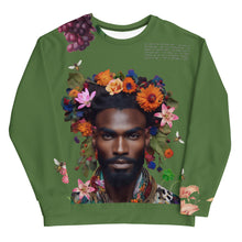 Load image into Gallery viewer, Black-Melanin (Floral Bee Edition) Unisex Sweatshirt
