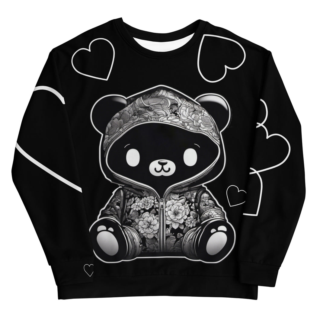 Black-Teddy Unisex Sweatshirt