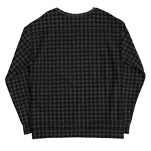 Load image into Gallery viewer, Lux-Black-Jazz Unisex Houndstooth Sweatshirt
