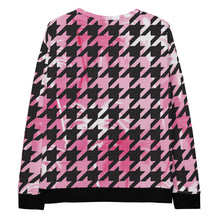 Load image into Gallery viewer, Pink-Honolulu Unisex Houndstooth Sweatshirt
