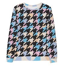 Load image into Gallery viewer, Pastel-Love Unisex Houndstooth Sweatshirt
