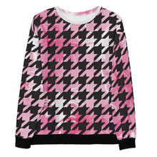 Load image into Gallery viewer, Pink-Honolulu Unisex Houndstooth Sweatshirt
