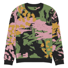 Load image into Gallery viewer, [ Scribbled Safari ] Knitted crew neck sweater
