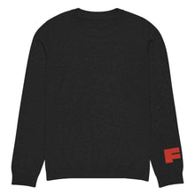 Load image into Gallery viewer, [ Blissed Black ] Knitted crew neck sweater
